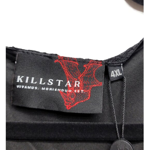 NWT Killstar Gabriele Maiden Black Lace Hi-Low Dress 4XL fits 2XL / 18 - Picture 12 of 15